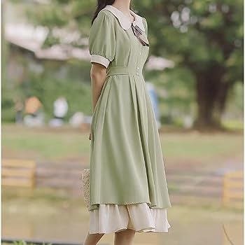 Amazon.co.jp: [XIUKANGNB] ロングワンピース フレアワンピース
